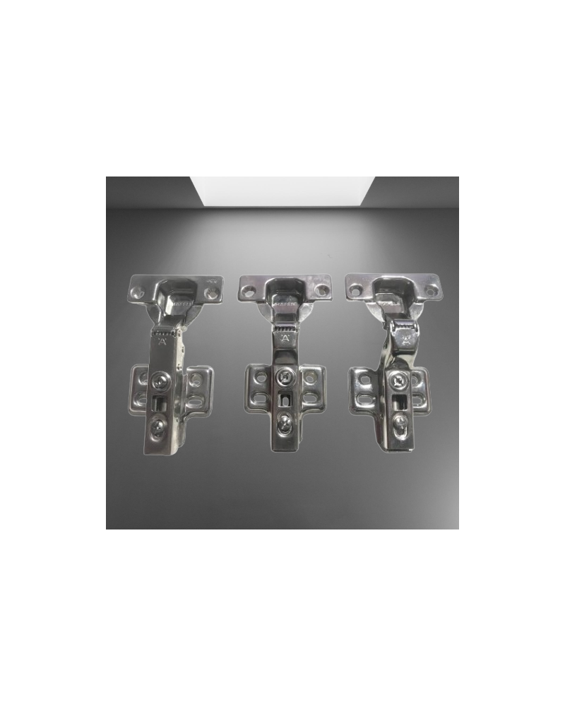 [HAFELE] Bản lề giảm chấn inox 304 thẳng, cong vừa, cong nhiều (tháo lắp nhanh)