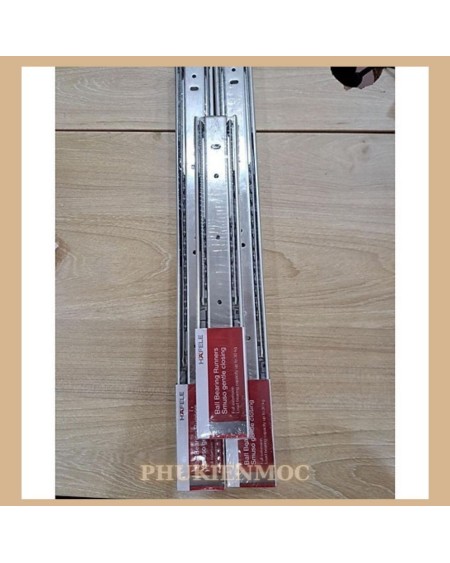 [Hafele] Ray Bi 3 tầng giảm chấn dùng cho hộc kéo tủ gỗ, tủ nhôm ĐỦ KÍCH THƯỚC